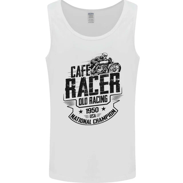 Gilet da uomo Cafe Racer Old Racing Motorcycle Biker 2