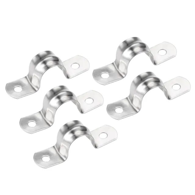 U Shaped Conduit Clamp Saddle Strap Tube Pipe Clip Stainless Steel M14 5Pcs