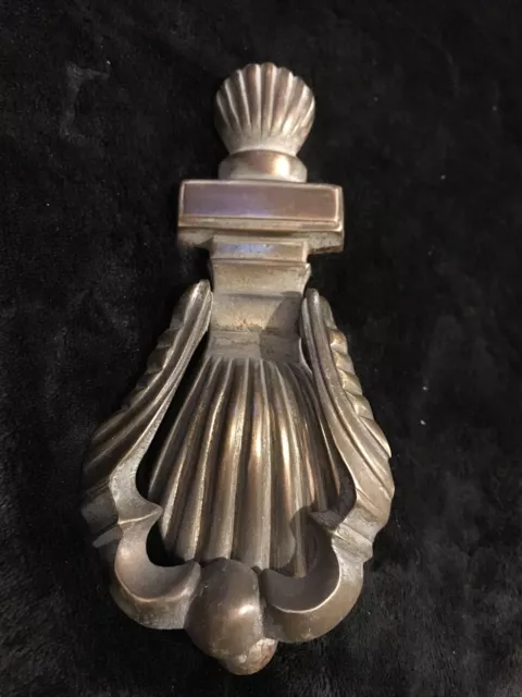 Vintage Brass Shell Shaped Door Knocker