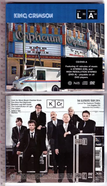 King Crimson, Live At The ORPHEUM (CD+DVD)