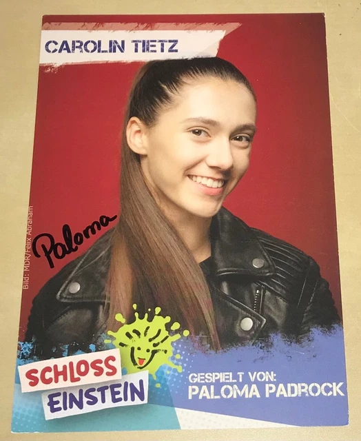 CAROLIN TIETZ / Paloma Padrock Orig signierte Autogrammkarte Schloss ...