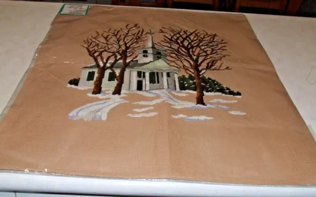 Completed Tapestry/Needlepoint - Church