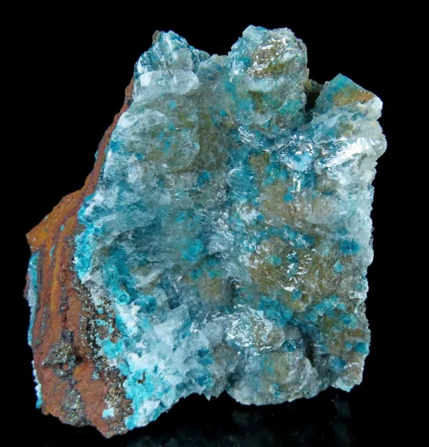 Gem Calcite crystals on ROSASITE * Ojuela Mine, Mexico