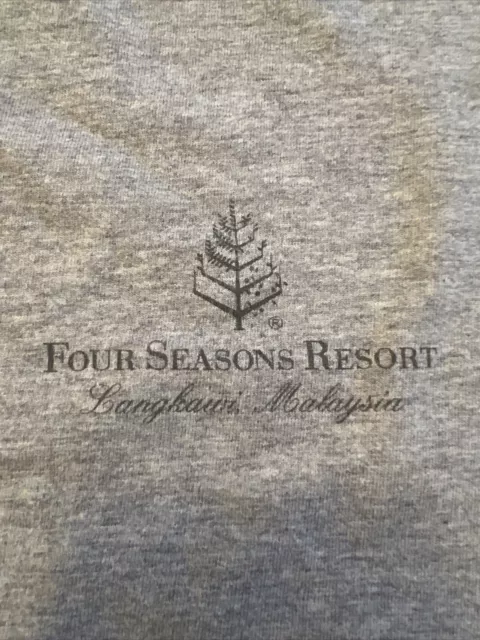 NWOT Authentic Four Seasons Hotel & Resort Malaysia Langkawi Logo Shirt Large 2