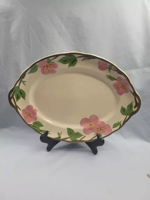 Vintage Franciscan China Desert Rose Oval Serving Platter Discontinued 2013   19