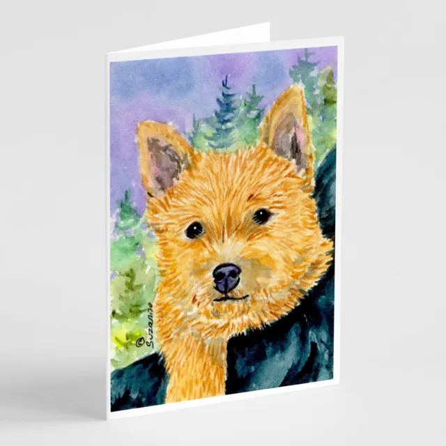 Norwich Terrier Greeting Cards Envelopes Pack of 8   SS8905GCA7P