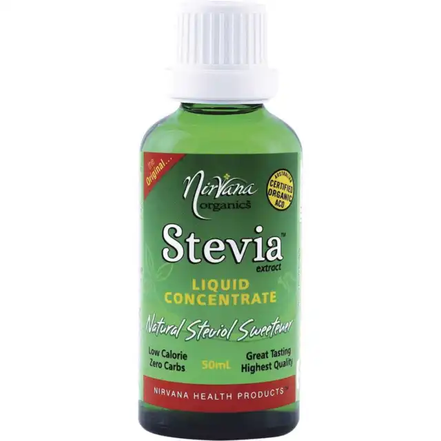 Nirvana Organics Organic Stevia Liquid Concentrate 50ml