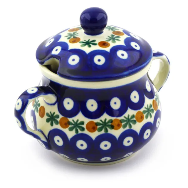 Polish Pottery Sugar Bowl 7 oz Ceramika Artystyczna Mosquito