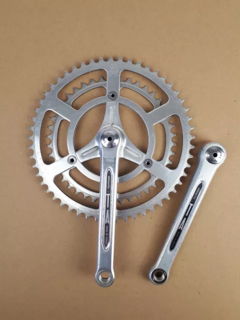 Pédalier Spécialité TA Dural Forgé Cégédur France vélo vintage bicycle crankset