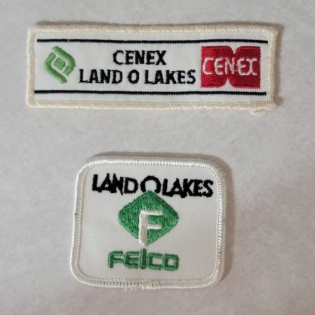 VTG LAND O Lakes Patch Cenex Felco Set Of 2 12.99 PicClick