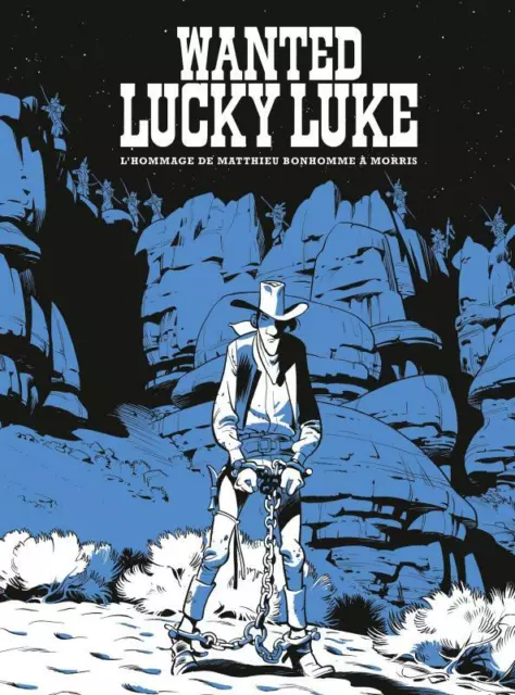 TL - Wanted Lucky Luke - Tirage N&B Canal BD - 2000 ex - Matthieu BONHOMME