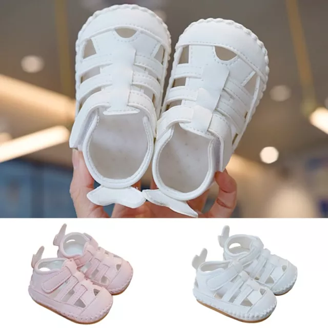 Toddler Kids Crib Shoes First Walkers Sandals Baby Girls Boys Casual Soft Sole
