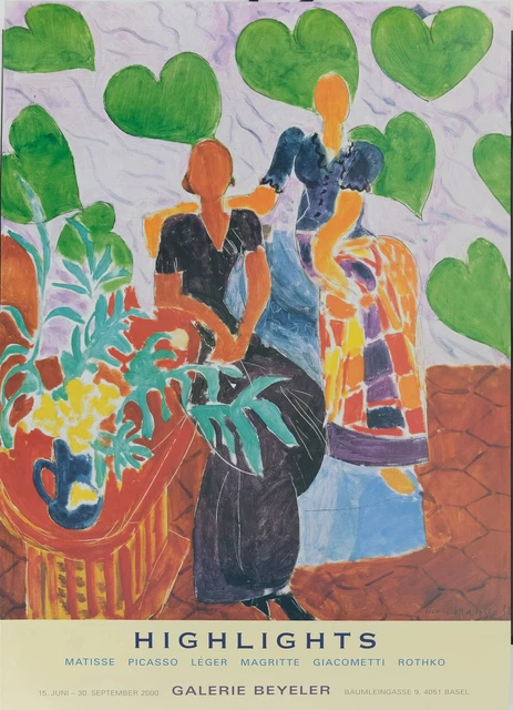 HENRI MATISSE 1869-1954 (Après) La Vis Lithographie Édition Limitée