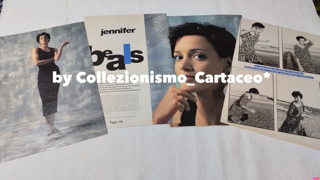 JENNIFER BEALS_6 pagine ritagli/articolo di giornale del 1992 #vintage clippings