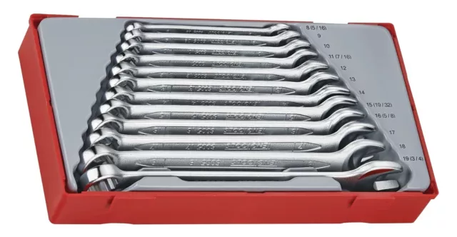 Teng Tools TT1236 12 Piece Combination Spanner Wrench Set In Case