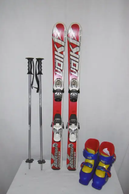 Völkl " Racetiger " Ski Junior Allround Carver 100 Cm + Skischuhe Gr.: 33 Im Set