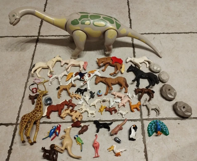 Lot Playmobil Crocodiles - Maman Et Bébés - Thème Safari Jungle Égypte