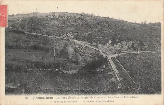 23. FRESSELINES. Le Pont Neuf sur la grande Creuse 92638