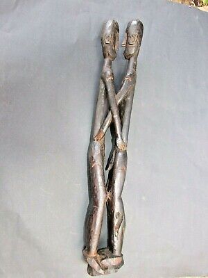Dagon Mali AfricanTribal Wood Carving Statue Ancestor Figures Primitive Art Rare