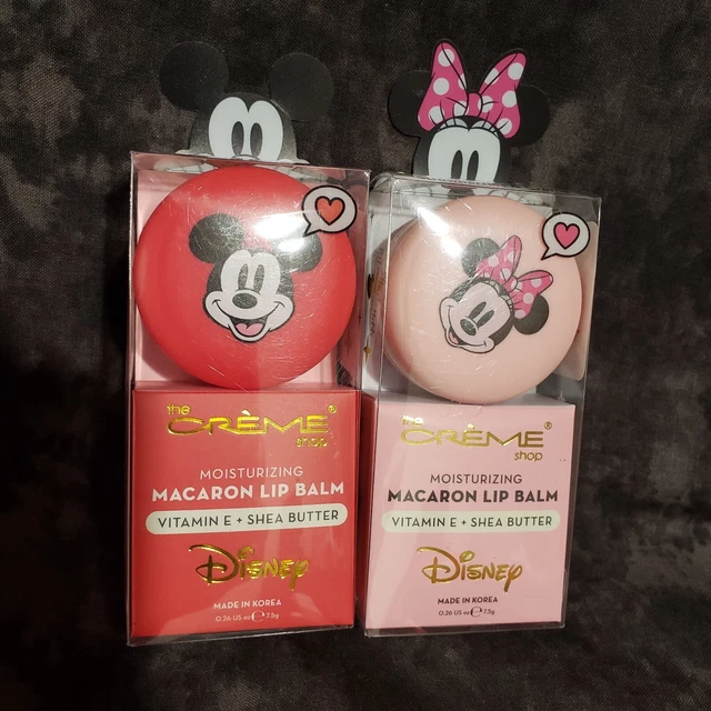The Creme Shop Disney Mickey Mouse & Minnie Mouse Moisturizing Macaron Lip Balm