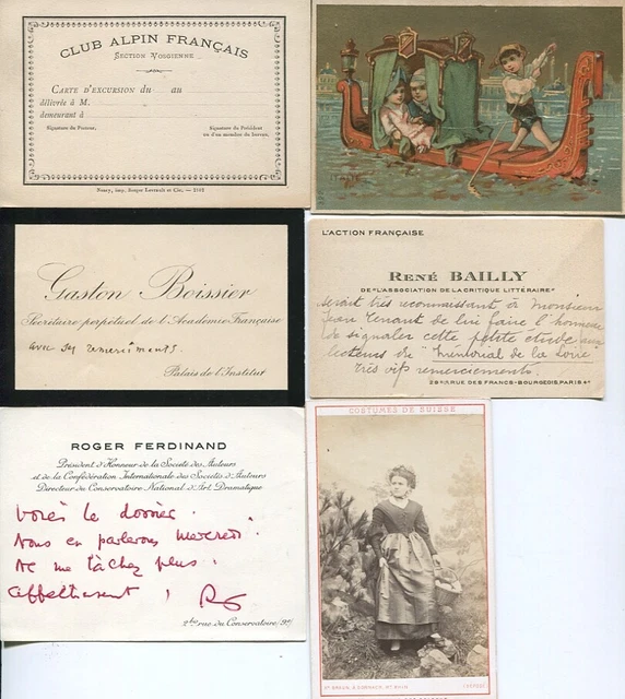 3 lettres autographes signées, 1889-1890. Sur la souscription lancée