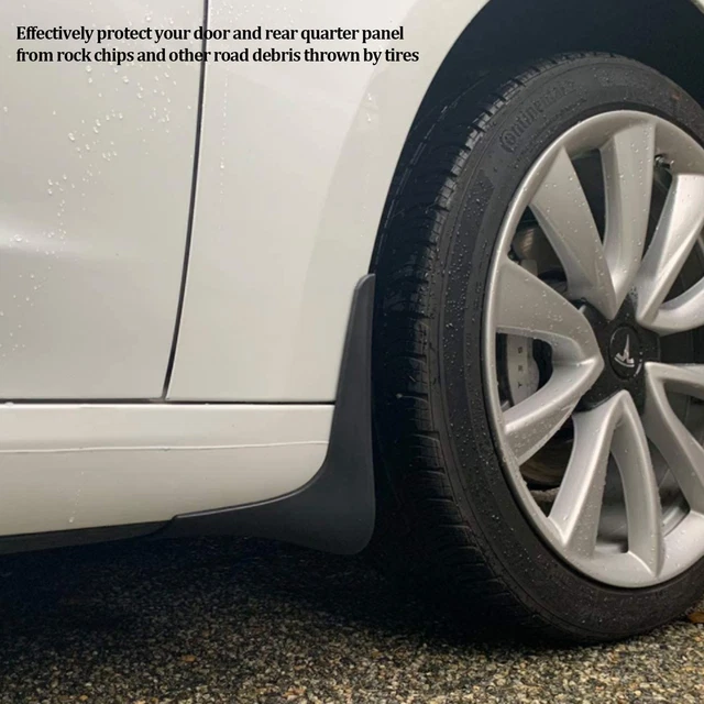 Parafango auto fango antifango 4 pz/set resistente al calore nero resistente agli urti per l'aggiornamento