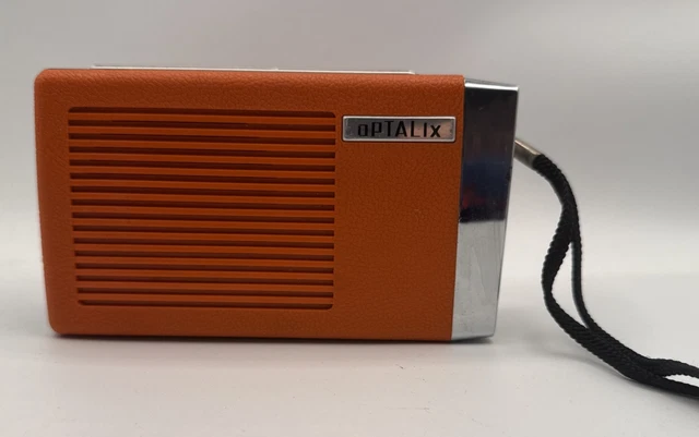 Transistor Vintage Optalix TO 205 (Orange/Jaune) – Année 1981 – Pièce Détachée