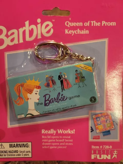 Barbie Queen Of The Prom Keychain From 1999 New Item 728-0 Barbie Queen Of The Prom Keychain From 1999 New Item 728-0