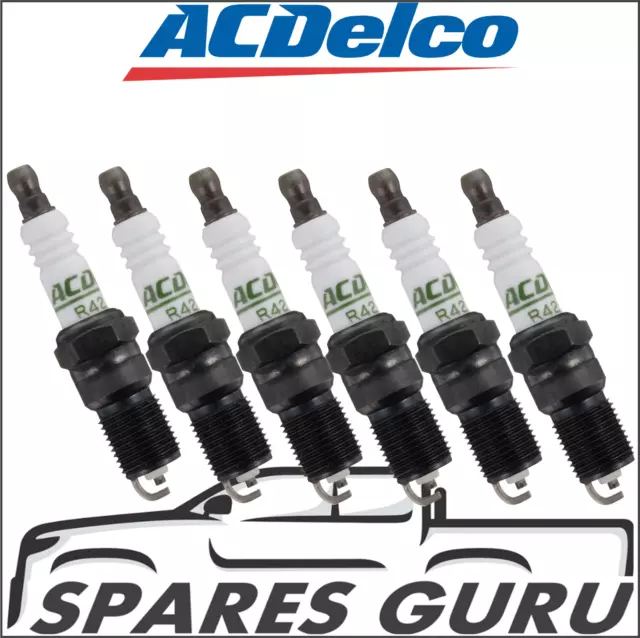 6 x AC Delco Spark Plugs Holden Commodore 6CYL 3.8L VN VP VR VS VT VU VX VY