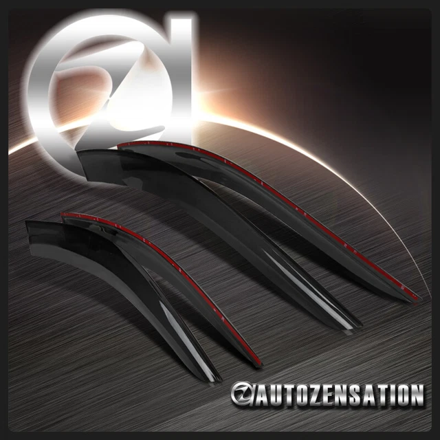 Fit 02-06 Toyota Camry Smoke Side Window Visors Rain Sun Guard Shade Deflector