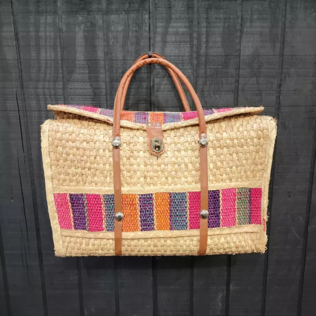 Mexican sales straw bag