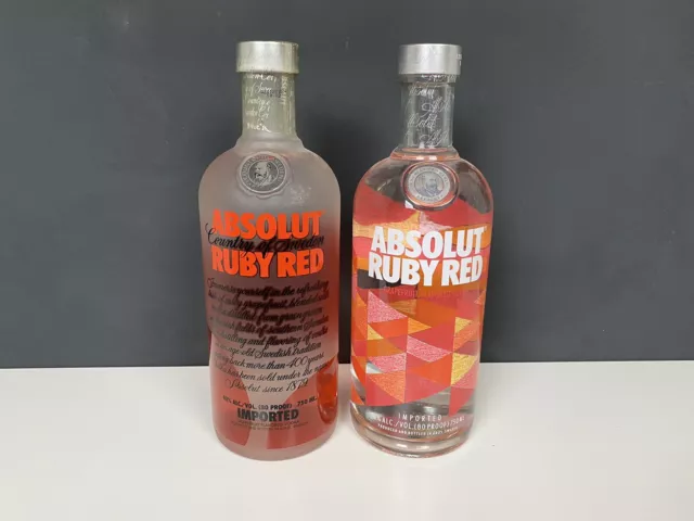 Absolut Vodka Flaschen NEU Ruby Red 750ml USA Old/New