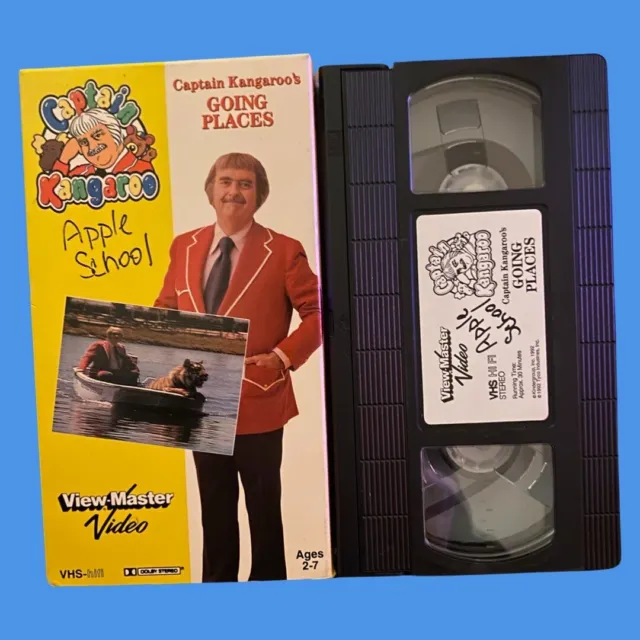 CAPTAIN KANGAROO’S GOING Places VHS. Vintage. 1992. Free Shipping! $6. ...