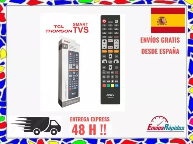 MANDO A DISTANCIA TCL THOMSON Smart TV / 3D TV EMD-A226 buena calidad 48H  📺 EUR 13,75 - PicClick IT