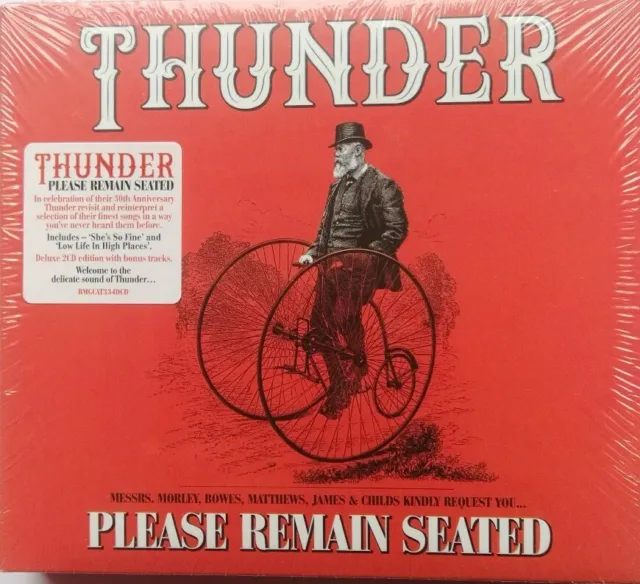 Thunder - Please Remain Seated 2Cd Deluxe Version Sealed