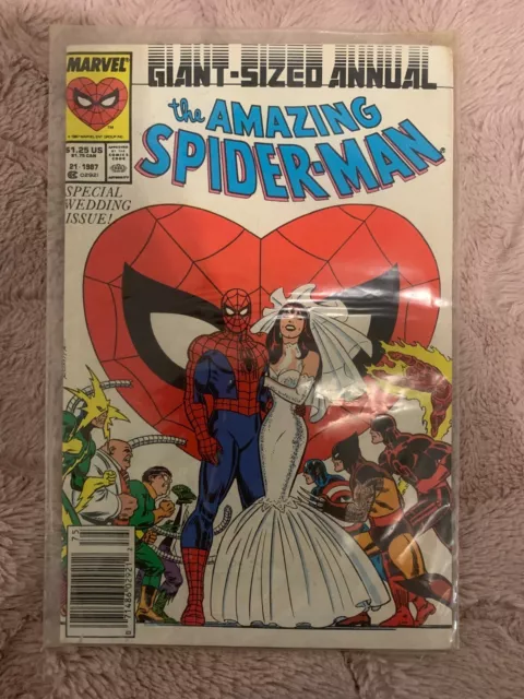 The Amazing Spider-Man Giant Sized Annual #21 Marvel Comics 1987 Newsstand