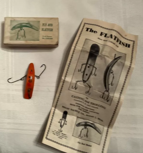 VINTAGE 1950S FISHING Lures, Vintage Tackle Box, Vintage Bamboo Fly rod &  reel $98.00 - PicClick