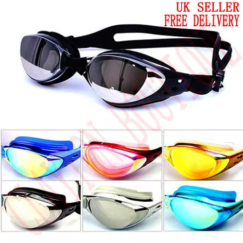 Non-Fogging Anti UV Swimming Swim Goggle Glasses Adjustable Eye Protect Adult