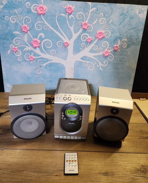 PHILIPS MC138/37 AM/FM Radio Cassette CD Player Micro System w/Remote ...