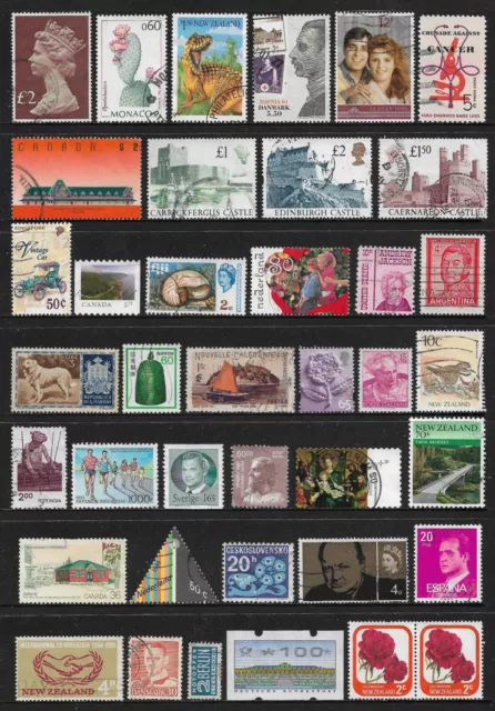 WORLD STAMPS mixed collection, Lot No.1081, good mixture, all different