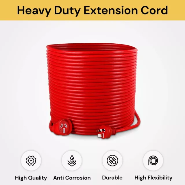 Extra Heavy Duty Power Extension Cable Lead power extension Cord With 10amp Plug