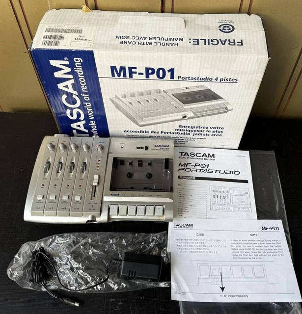 TASCAM MF-P01 PORTASTUDIO 4 tracks Analog Cassette Tape