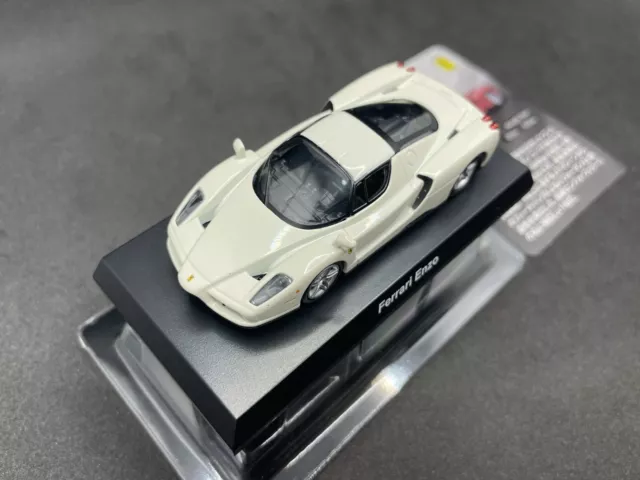 Kyosho 1/64 Ferrari collection 7neo Enzo White diecast model car 42I2