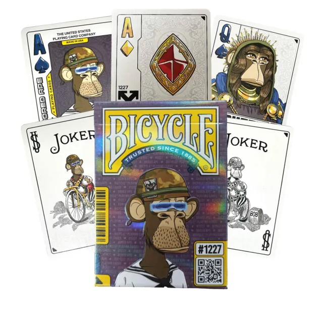 Bicycle Bored Ape #1227 Playing Cards Deck Limited Edition Standard Ind 10043393