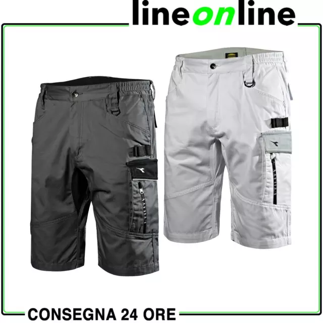 Pantaloncini da lavoro Diadora Bermuda Easywork Light multitasche