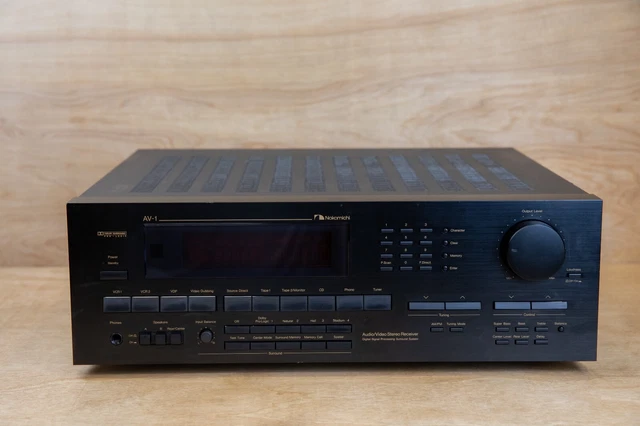 Nakamichi Model AV-1 Audio/Video Premium Dolby Home Theater Receiver - 575 Watts Nakamichi Model AV-1 Audio/Video Premium Dolby Home Theater Receiver - 575 Watts