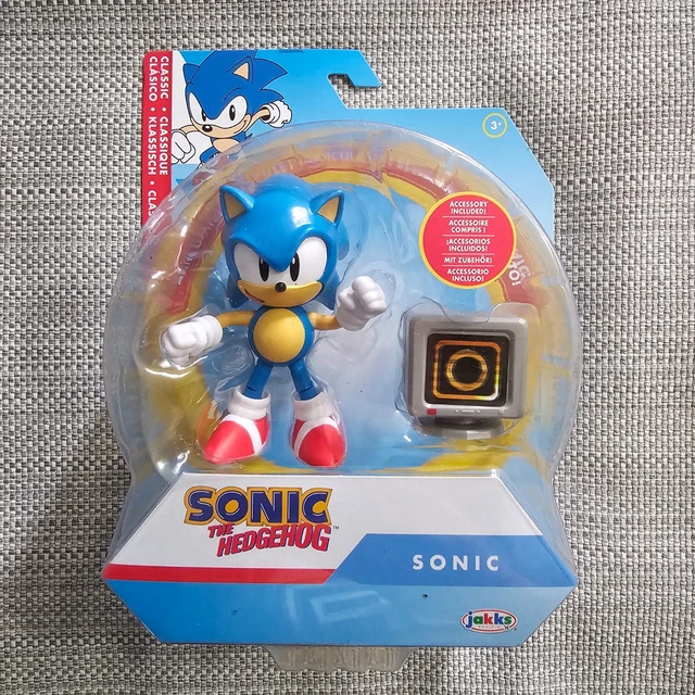 SONIC THE HEDGEHOG 4 Inch Figure Classic Sonic with Ring Item New Boxed ...