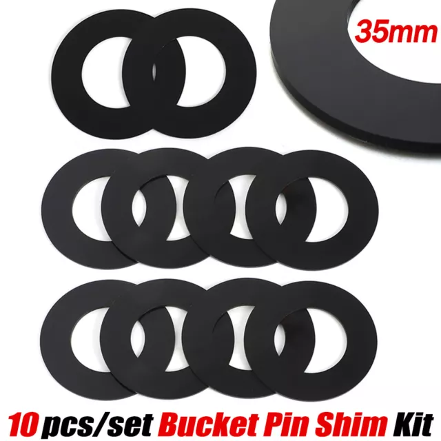 Bucket Shims For 35mm Pins Excavator Skid Steer Cat Bobcat Deere Komatsu Kobelco