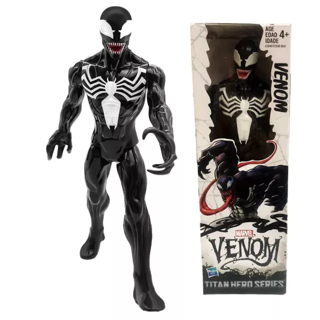 12" Spider-Man Action Figure Marvel Titan Hero Series Deluxe Venom Toy Kids Gift