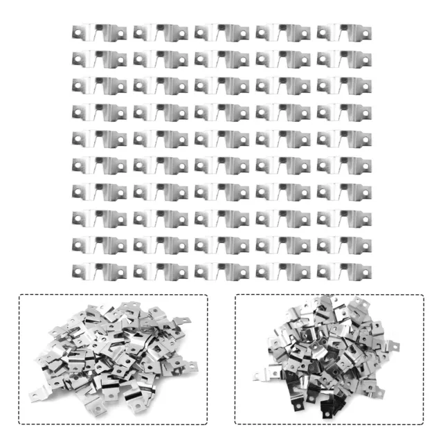 Reliable Silver Iron Hangers Straight Strip Hanger Kit with 1050PCS Hooks